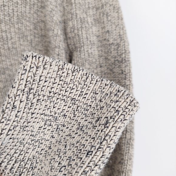 Me + Em Beige Knitted Jumper Womens Size M Approx 10-12 Balloon Sleeve - Picture 11 of 16